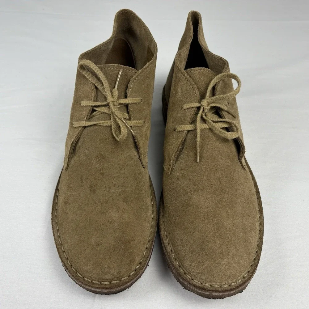J. Crew MacAlister Suede Leather Desert Chukka Boots Crepe Sole 10M Italy